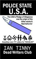 POLICE STATE USA -the Pledge of Allegiance was the origin of Hitler salutes + Nazi behavior, Swastikas were 