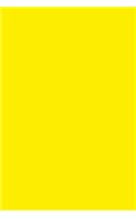 Journal Yellow Daffodil Color Simple Plain Yellow