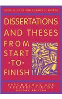 Dissertation and Theses from Start to Finish