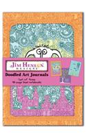 Jim Henson Designs: Doodled Art Journals: Set of Three 48-Page Lined Notebooks