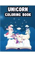 Unicorn Coloring Book: Caticorn Coloring Book, 50 Magical Unicorn Designs for Girls Age 3-8