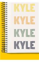 Name KYLE A beautiful personalized: Lined Notebook / Journal Gift, 120 Pages, 6 x 9 inches, NoteBook Gift For KYLE, Personal Diary, KYLE, Personalized Journal, Customized Journal, The 