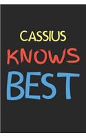 Cassius Knows Best: Lined Journal, 120 Pages, 6 x 9, Cassius Personalized Name Notebook Gift Idea, Black Matte Finish (Cassius Knows Best Journal)