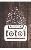 Cassette Tape Music Mixtape Notes Retro 80's Tech Journal