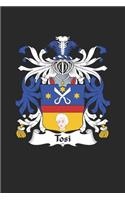 Tosi: Tosi Coat of Arms and Family Crest Notebook Journal (6 x 9 - 100 pages)