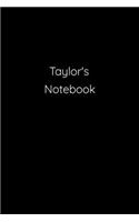 Taylor's Notebook