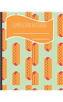 Composition Notebook: Dog themed Blank lined Journal Note book to Write-in for Home School, Middle School through to College and Adults 120 Pages 7.5x9.25