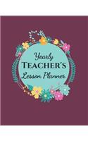 Yearly Teacher's Lesson Planner
