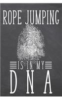 Rope Jumping is in my DNA: Rope Jumping Notebook, Planner or Journal - Size 6 x 9 - 110 Dot Grid Pages - Office Equipment, Supplies, Gear -Funny Rope Jumping Gift Idea for Chr
