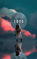 2020: Weekly Planner - 1 Week Per Page - Monday Start Calendar - 6 x 9 Dated Agenda - Appointment Organizer Book - Soft-Cover Astronaut