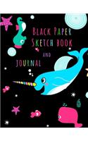 BLACK PAPER Sketch Book and Journal