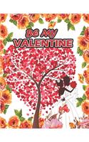 Be My Valentine: A Fun Valentine's Day Coloring Book of Hearts (VOL-1)