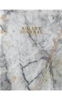 Bullet Journal: Marble + Gold Notebook: 110-Page Marble Dot Grid Journal for Drawing Doodling Journaling Writing Notes 8.5 X 11 Matte Softback Cover