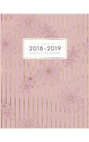 16 Month 2018-2019 Weekly Planner