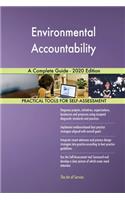 Environmental Accountability A Complete Guide - 2020 Edition