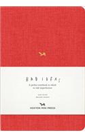 A Notebook For Bad Ideas - Red/lined