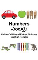 English-Telugu Numbers Children's Bilingual Picture Dictionary