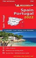 Spain & Portugal 2022 - Michelin National Map 734