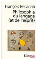 Philosophie Du Langage (ET De L'Esprit)