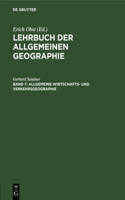 Allgemeine Wirtschafts- und Verkehrsgeographie