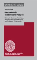 Geschichte ALS Akademische Disziplin