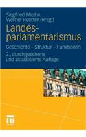 Landesparlamentarismus: Geschichte - Struktur - Funktionen