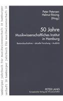 50 Jahre Musikwissenschaftliches Institut in Hamburg