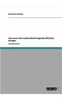 neue Informationsfreiheitsgesetz (IFG) des Bundes: Seminararbeit