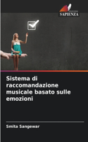 Sistema di raccomandazione musicale basato sulle emozioni