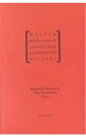 Walter Benjamin Language Literature History