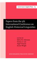 Papers from the 5th International Conference on English Historical Linguistics