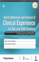 Quick Reference and Record of Clinical Experience for BSc and GNM Students