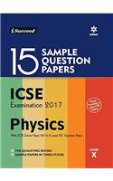 15 Sample Question Papers ICSE Examination 2017 Physics