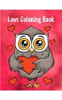 Love Coloring Book