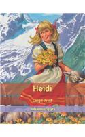 Heidi: Large Print