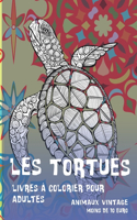 Livres à colorier pour adultes - Moins de 10 euro - Animaux Vintage - Les tortues