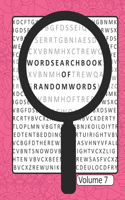Word Search Book Of Random Words Volume 7