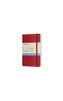 Moleskine Scarlet Red Pocket Dotted Notebook Soft