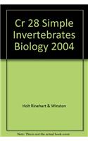 Cr 28 Simple Invertebrates Biology 2004