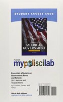MyLab Political Science without Pearson eText -- Standalone Access Card -- for Essentials of American & Texas Government