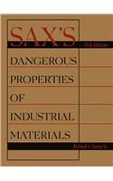 Sax's Dangerous Properties of Industrial Materials, Three Volume Print Package