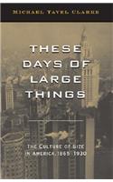 These Days of Large Things