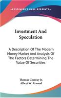 Investment And Speculation