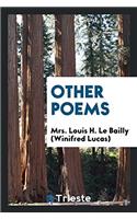 OTHER POEMS