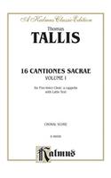 16 Cantiones Sacrae, Volume I