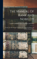 Manual Of Rank And Nobility