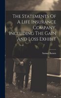 Statements Of A Life Insurance Company, Including The Gain And Loss Exhibit