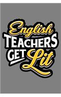 English Teachers Get Lit: With a matte, full-color soft cover this Cornell lined notebook is the ideal size (6x9in) 54 pages to write in. It makes an excellent gift too