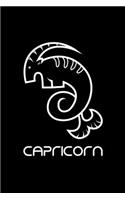 Capricorn: Zodiac Sign Notebook for any true believer of astrology and horoscopes. DIY Journal and Diary - 120 Squared Pages