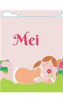Mei Personalized Sketchbook Journal Notebook